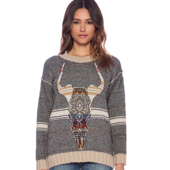JENS PIRATE BOOTY Skull Desert Queen Sweater Size M / L - Picture 3 of 6